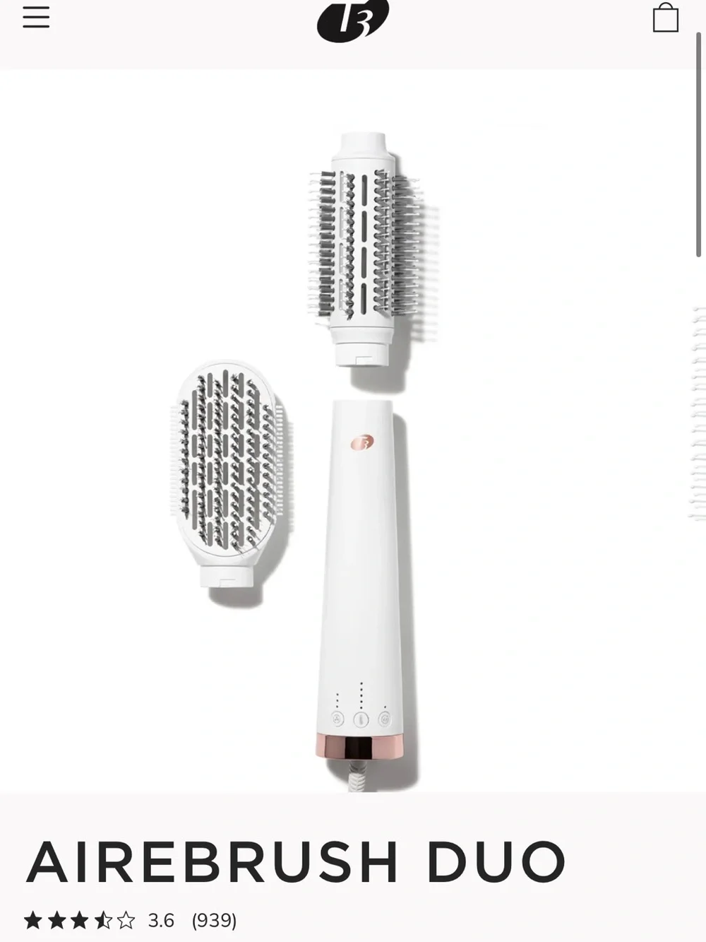 T3 AIREBRUSH DUO
